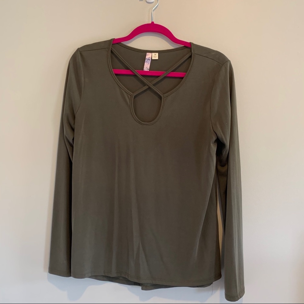 Army Green Top